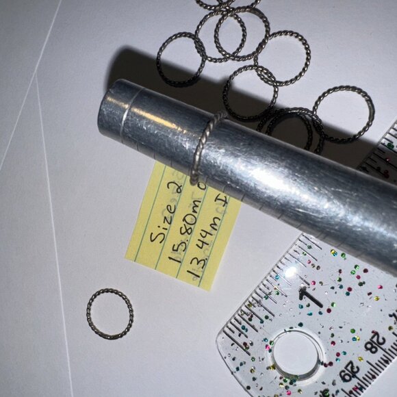 Sterling Silver Twisty Ring, Size 2 - Picture 15 of 15